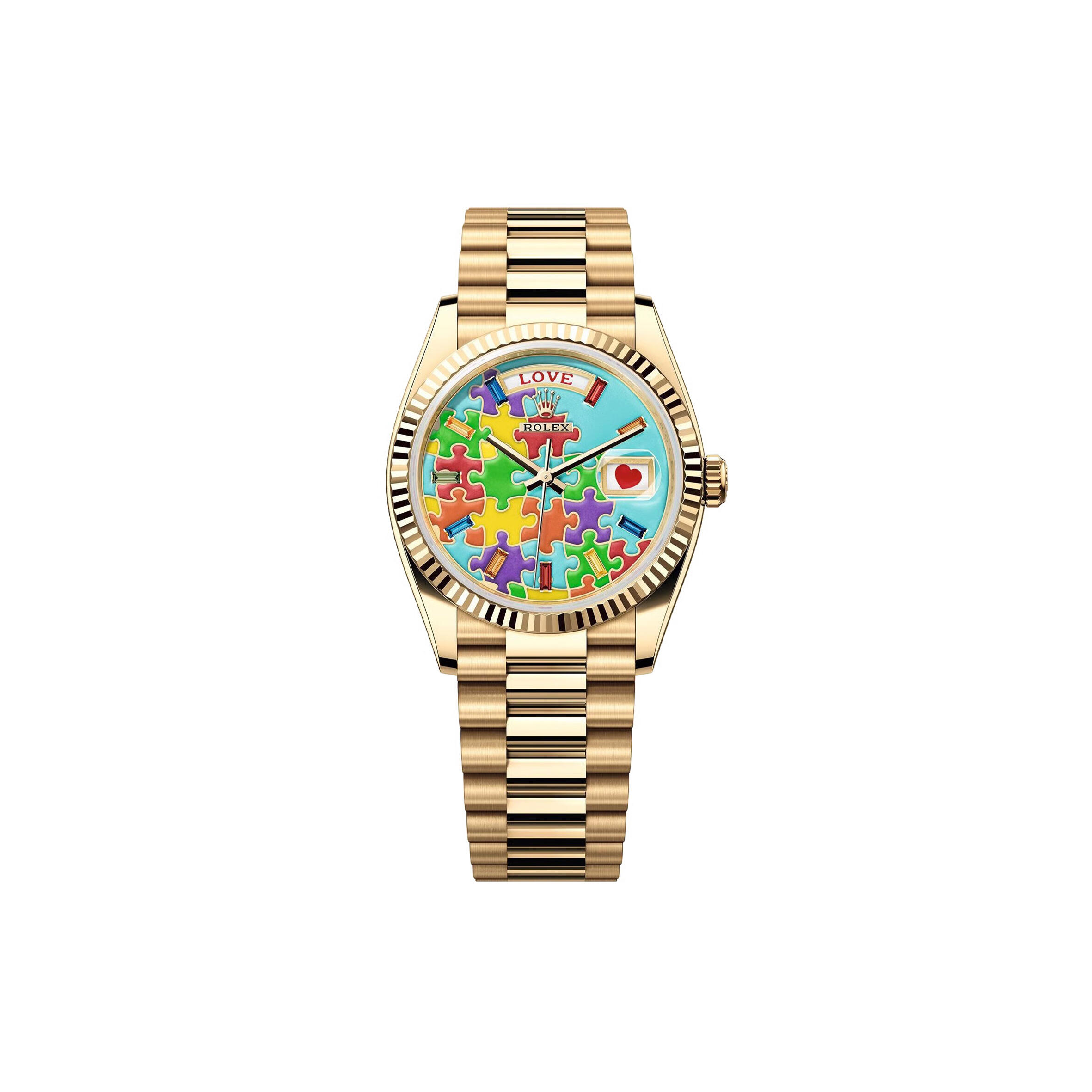 ROLEX OYSTER PERPETUAL DAY-DATE 36MM 128238-0106